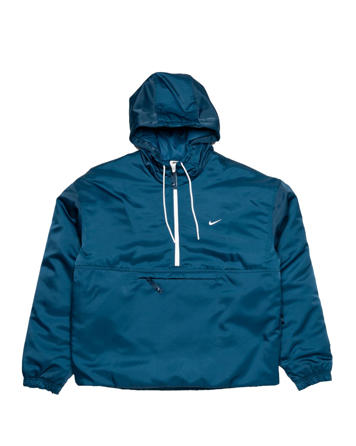 Nike Solo Swoosh Satin Anorak Jacket DR0839 460 AFEW STORE